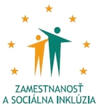 Zamestnanosť a sociálna inklúzia - logo